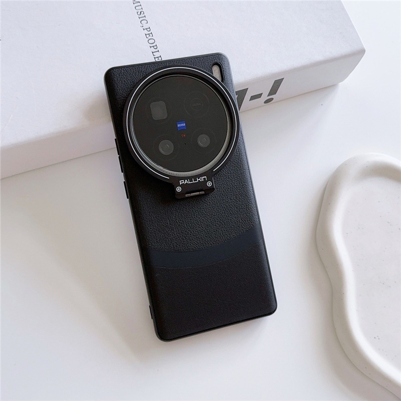 Husă de telefon pentru Vivo – Totul într-unul, piele artificială cu textură mată, protecție antișoc, disipare a căldurii, compatibilă cu Vivo