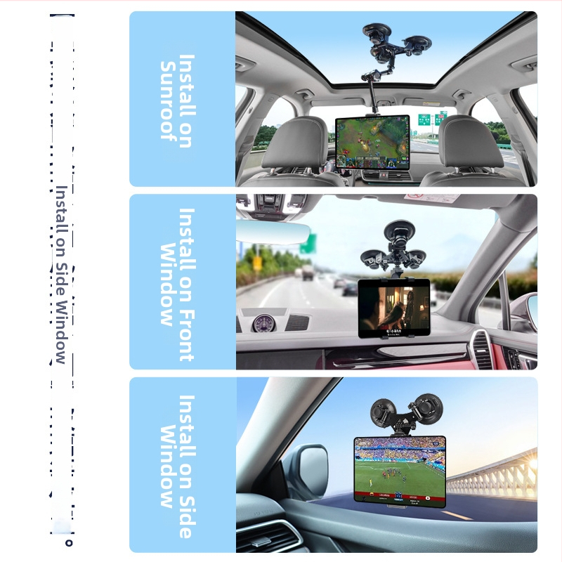 Držiak do auta na tabletu a telefón, zliatina, kompatibilný so Samsung a Xiaomi, pre predné aj zadné sedadlá