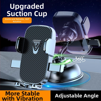 Držiak na telefón do auta s vákuovou prísavkou na palubnú dosku, gravitáciou snap-on upevnenie, všeobecná kompatibilita