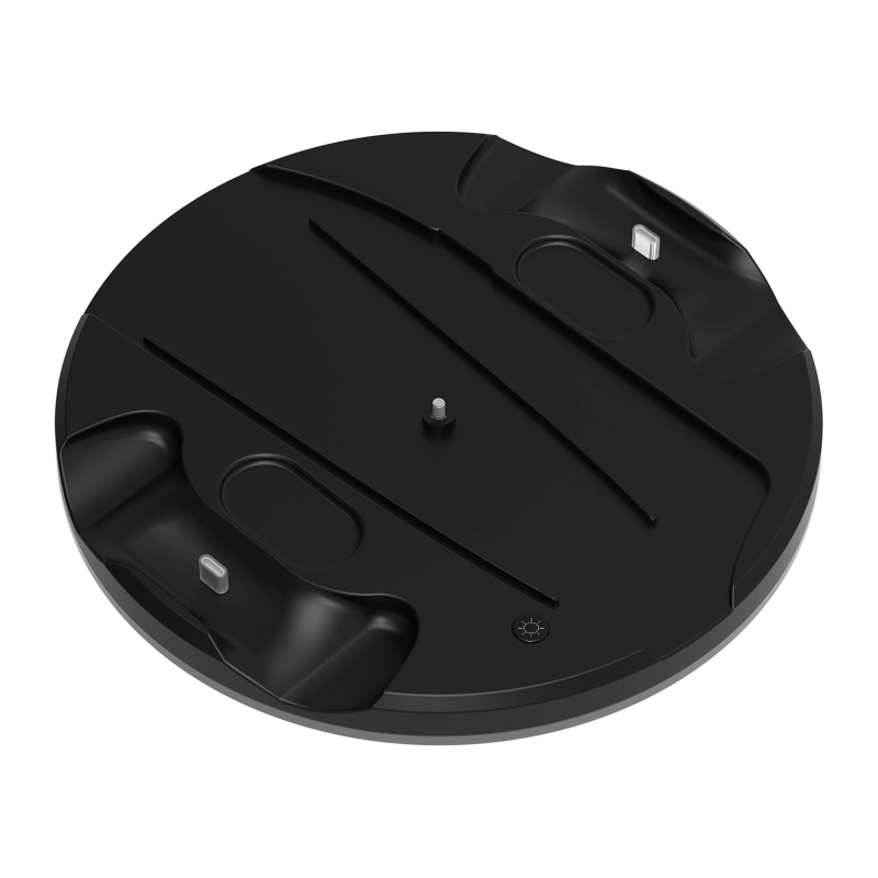 Bază de stocare pentru PS5 Slim și încărcător de controlere, interfață USB-C, material ABS, compatibil cu PS5 Slim, bază compactă