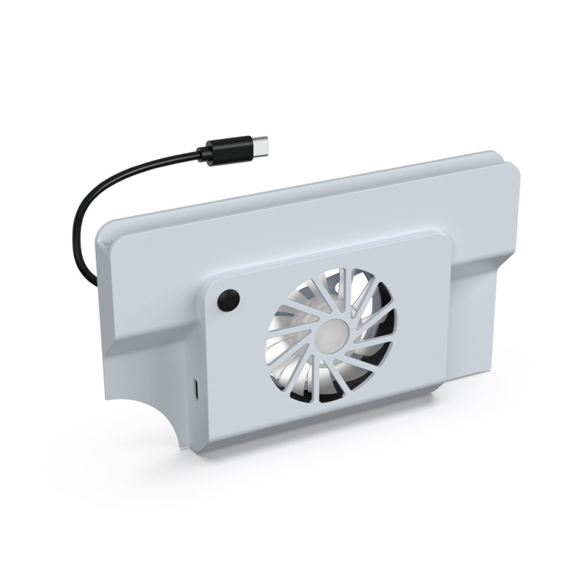 Switch OLED docking ventilator hlađenja s pretincem za kartice igara, Type-C sučelje, ABS materijal, 145 g