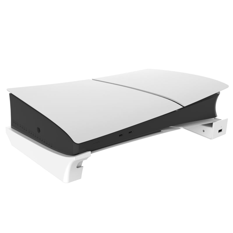 Horizontalni nosač PS5 Pro/Slim sa 4 USB porta – ABS materijal – Model PG-P5S008/PG-P5S008A