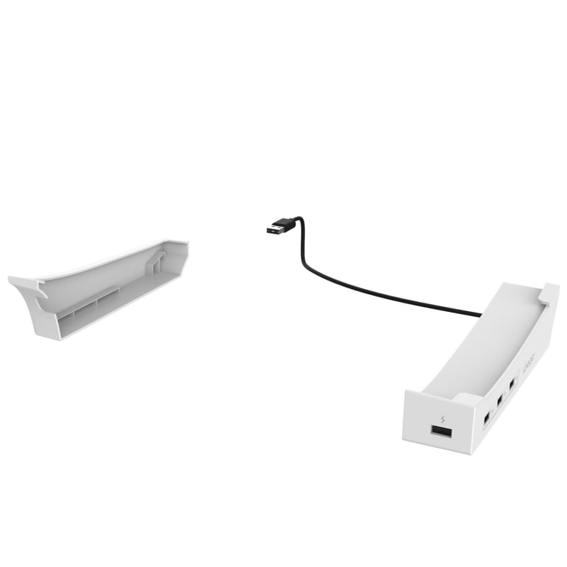 Horizontalni nosač PS5 Pro/Slim sa 4 USB porta – ABS materijal – Model PG-P5S008/PG-P5S008A