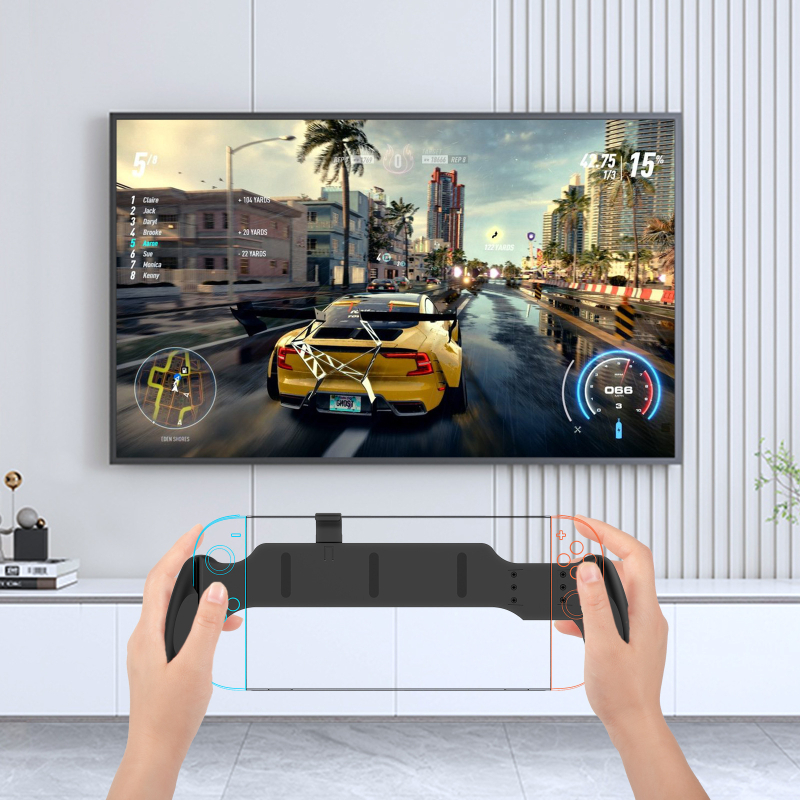 Switch2 Grip universal pentru consolă – Antiderapant, compatibil Switch și OLED, ABS, Model JYS-NS2297