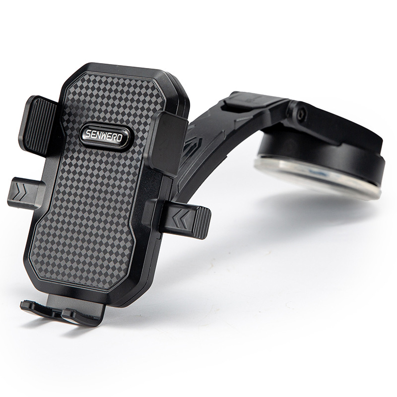 Suport pentru telefon auto cu ventuză, montaj pe bord, rotire la 360°, compatibil universal, 5W putere