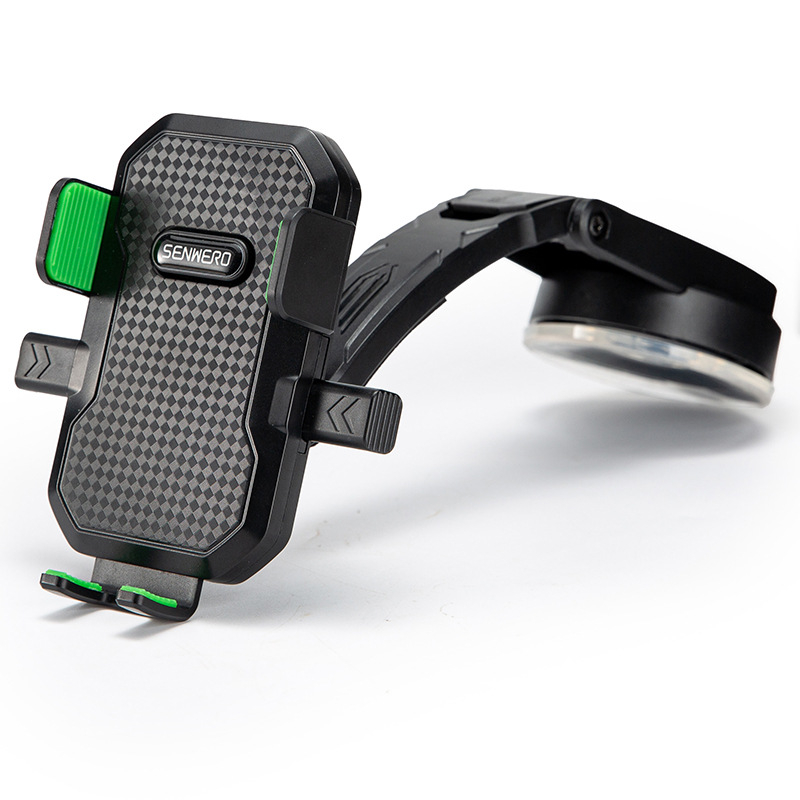 Suport pentru telefon auto cu ventuză, montaj pe bord, rotire la 360°, compatibil universal, 5W putere