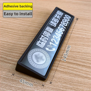 tongo Kovová umiestňovacia doska BF001 s laserovým gravírovaním a tlačou loga, prispôsobiteľné spracovanie