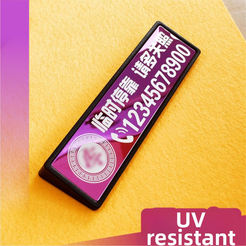 tongo Kovová umiestňovacia doska BF001 s laserovým gravírovaním a tlačou loga, prispôsobiteľné spracovanie