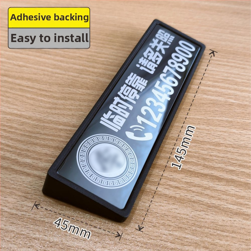 tongo Kovová umiestňovacia doska BF001 s laserovým gravírovaním a tlačou loga, prispôsobiteľné spracovanie