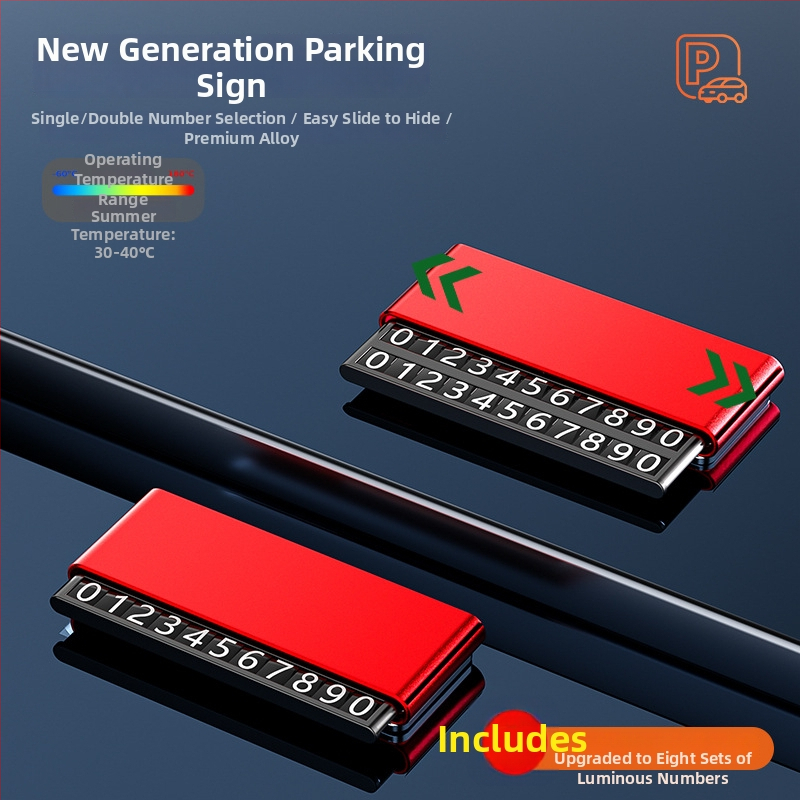 Skrytá dvojitá tabuľka pre auto – kovová konštrukcia, prispôsobiteľné, tlač loga možná; Model: dvojitá tabuľka čísiel; Typ: Skrytá