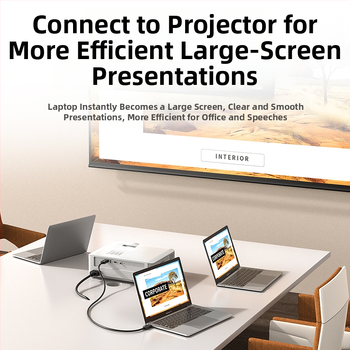 Cablu adaptor DP la HDMI, 8K60Hz, cip CS5563, conectori plătiți cu aur, conductor din cupru, carcasă din aliaj de aluminiu