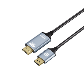Cablu adaptor DP la HDMI, 8K60Hz, cip CS5563, conectori plătiți cu aur, conductor din cupru, carcasă din aliaj de aluminiu