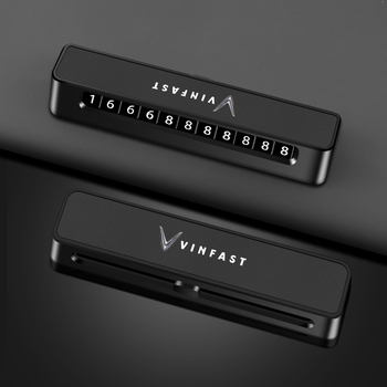 Dočasná parkovacia tabuľka pre VINFAST VF8, skrytý typ, model 001, Universal, bez loga
