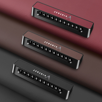 Dočasná parkovacia tabuľka pre VINFAST VF8, skrytý typ, model 001, Universal, bez loga