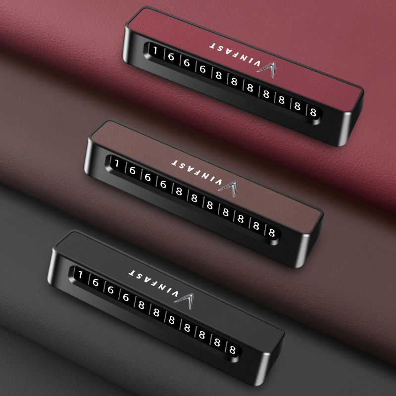 Dočasná parkovacia tabuľka pre VINFAST VF8, skrytý typ, model 001, Universal, bez loga