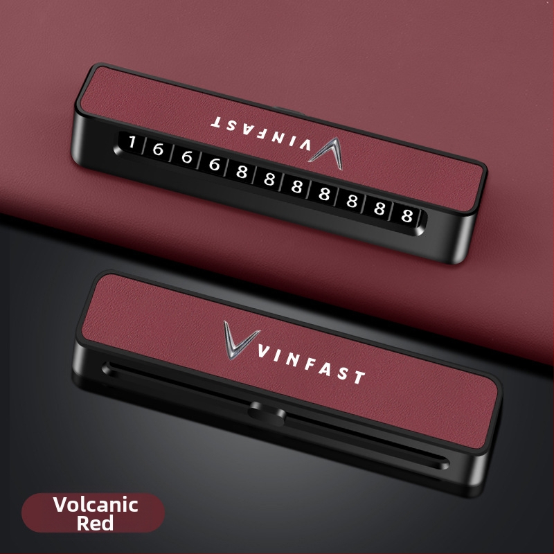 Dočasná parkovacia tabuľka pre VINFAST VF8, skrytý typ, model 001, Universal, bez loga