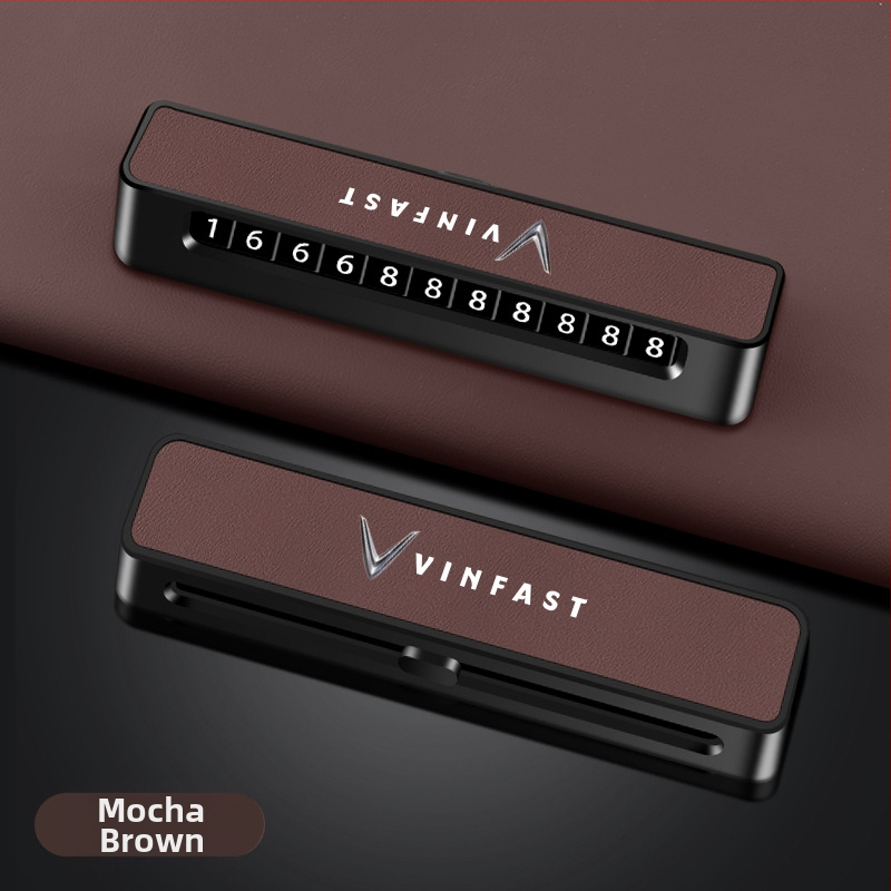 Dočasná parkovacia tabuľka pre VINFAST VF8, skrytý typ, model 001, Universal, bez loga