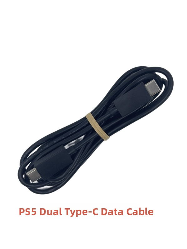 PS5 Slim datu kabelis PS5 kontrollerim — divpusējs Type-C uzlādes kabelis, ABS