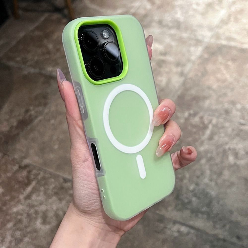 Divējāda želejas magnētiskā telefona vāciņš ar turētāju, TPU, izgriezumi, pretkritien, pielāgojama Apple ierīcēm