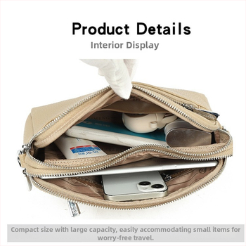 Ženská PU kabelka na rameno, štvorcový tvar, zapínanie na zips, polyesterová podšívka, jar 2025 kolekcia