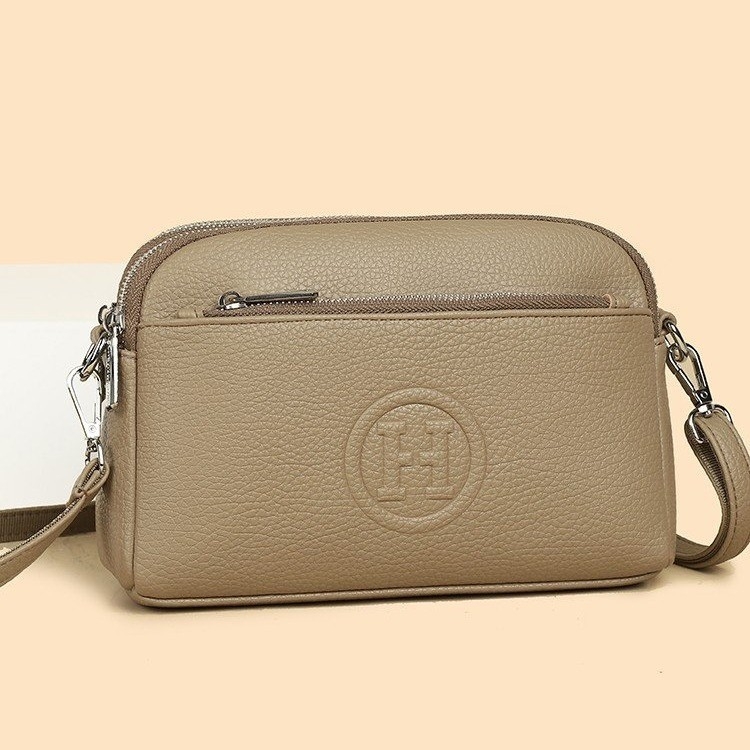 Ženská PU kabelka na rameno, štvorcový tvar, zapínanie na zips, polyesterová podšívka, jar 2025 kolekcia