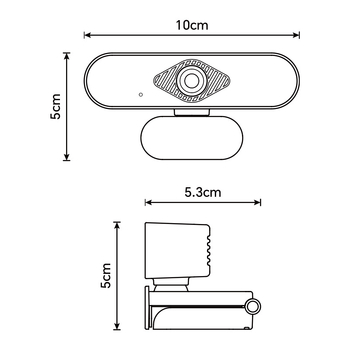 Compass USB webkamera Q20/Q16, 1600x1200, 30FPS, USB 2.0, beépített mikrofon