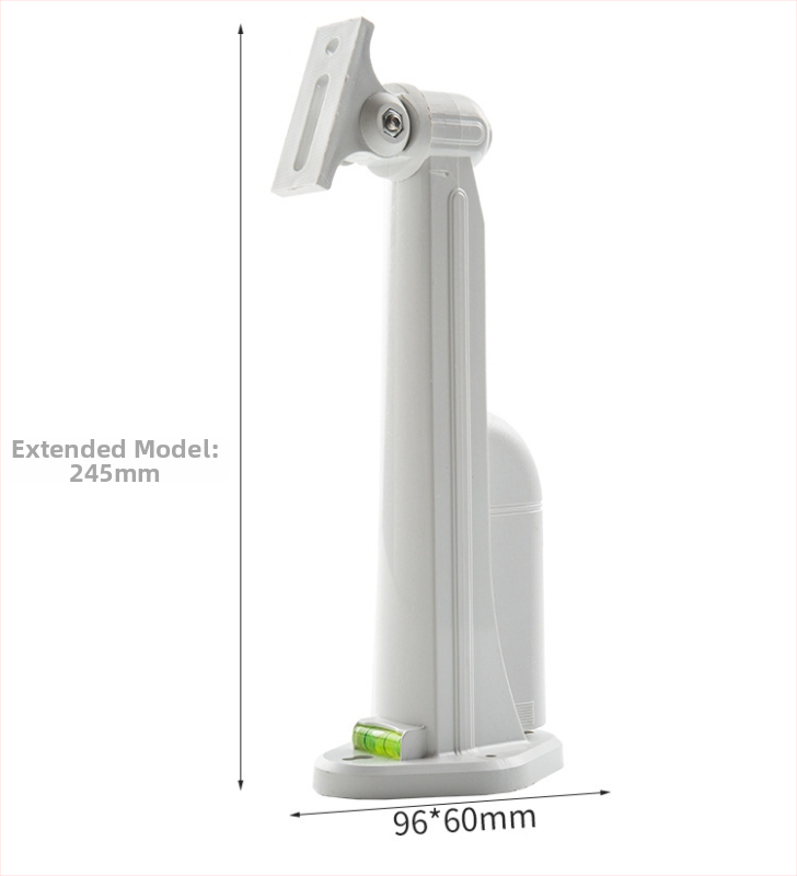 Sienas piestiprināms kameras turētājs, plastmasas, injekcijas formēts, universāla rotācija, iekšējai un ārējai lietošanai