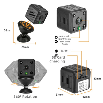 X6 Kamera – 1080P, Ukladanie na TF kartu, Nahrávanie videa a fotografovanie