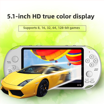 Prenosná herná konzola s 8 GB pamäťou, USB a AV rozhraním, MP4 videoprehrávač, pre jedného hráča