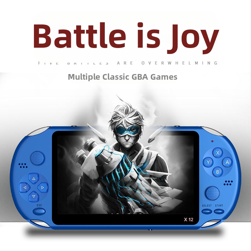 Prenosná herná konzola s 8 GB pamäťou, USB a AV rozhraním, MP4 videoprehrávač, pre jedného hráča