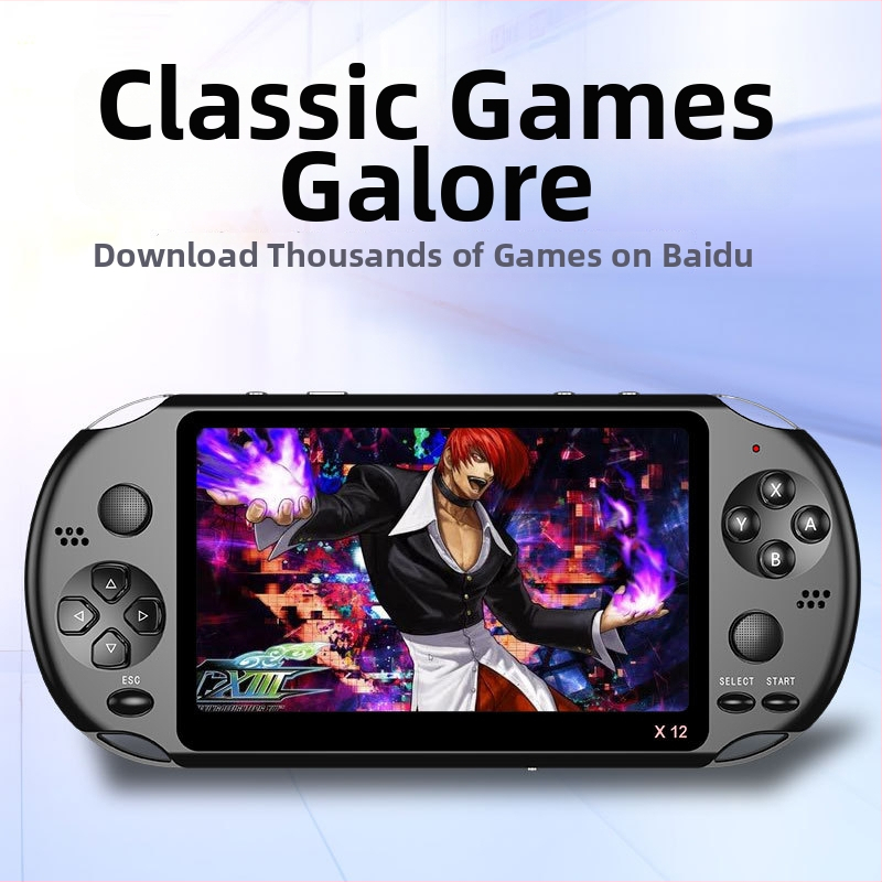 Prenosná herná konzola s 8 GB pamäťou, USB a AV rozhraním, MP4 videoprehrávač, pre jedného hráča