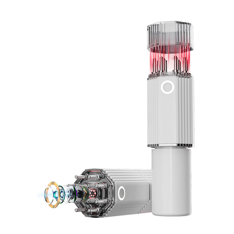 Vizualais galvas ādas aplikators ar HD kameru, mikrostrāvas masāža, 3 pakāpes vibrācija, sarkanās gaismas terapija; modelis YC-2418(C8); svars 275 g; komplektā masāžas aplikators, datu kabelis, instrukcijas