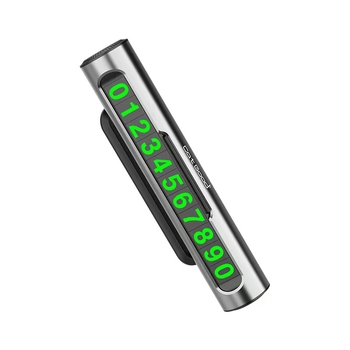 Skrytá tabuľka parkovania pre auto X7 – sklopný kryt, svietiaca, kovová konštrukcia, model X7