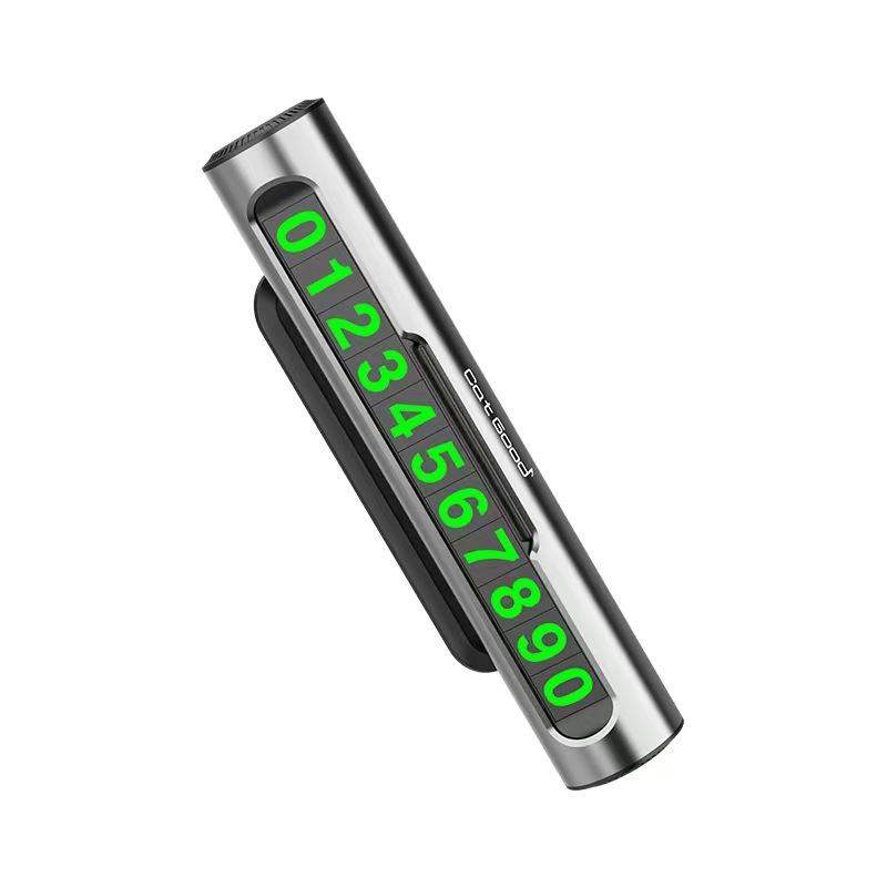 Skrytá tabuľka parkovania pre auto X7 – sklopný kryt, svietiaca, kovová konštrukcia, model X7