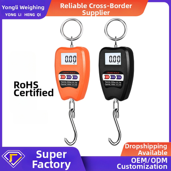 Elektronická žeriavová váha s hákom, rozsah 0–200 kg, model OCS-200, ABS puzdro, napájaná batériami (2x AAA)