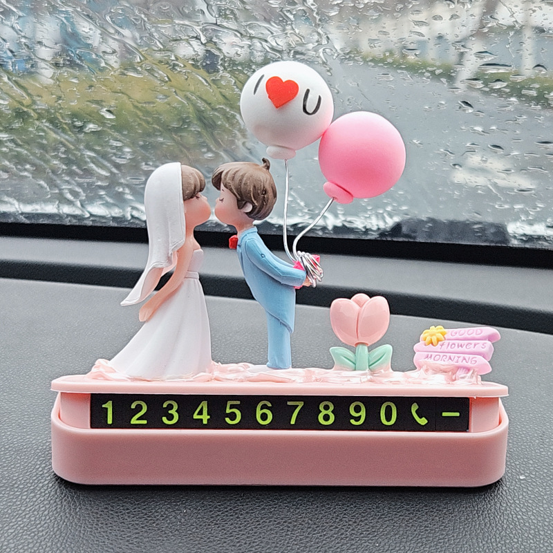 Dočasná tabuľka na parkovanie pre auto - Plast, Model 1-7, Kód produktu 777, Tlač loga: Can