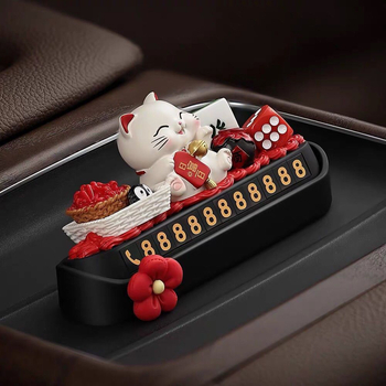 Tabuľka pre dočasné parkovanie s telefónnym číslom pre auto – plastová, tlač loga možná, kód produktu 58z9717h509274