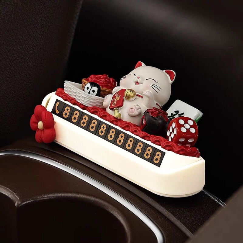 Tabuľka pre dočasné parkovanie s telefónnym číslom pre auto – plastová, tlač loga možná, kód produktu 58z9717h509274