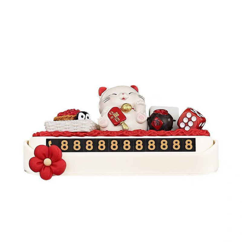 Tabuľka pre dočasné parkovanie s telefónnym číslom pre auto – plastová, tlač loga možná, kód produktu 58z9717h509274