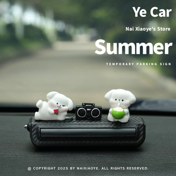 Elektronická plastová ozdoba na auto s dočasnou poznávacou tabuľou a bezpečnostným kladivom