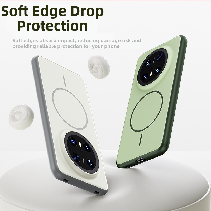 Ochranný kryt Huawei Mate80, séria Bez hraníc, matný PC+TPU, minimalistický magnetický kryt