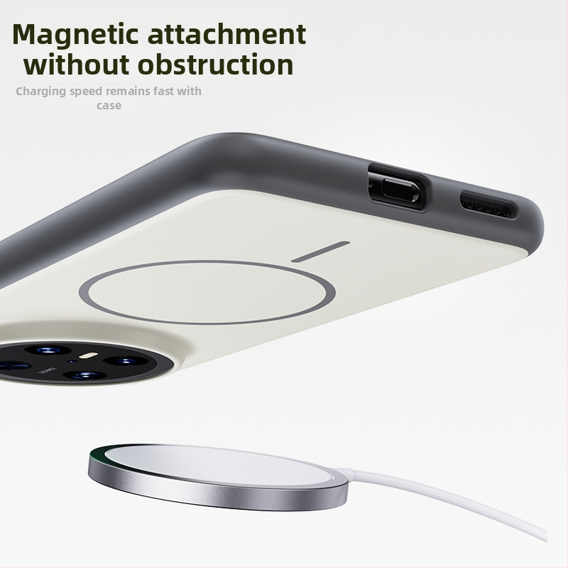Ochranný kryt Huawei Mate80, séria Bez hraníc, matný PC+TPU, minimalistický magnetický kryt