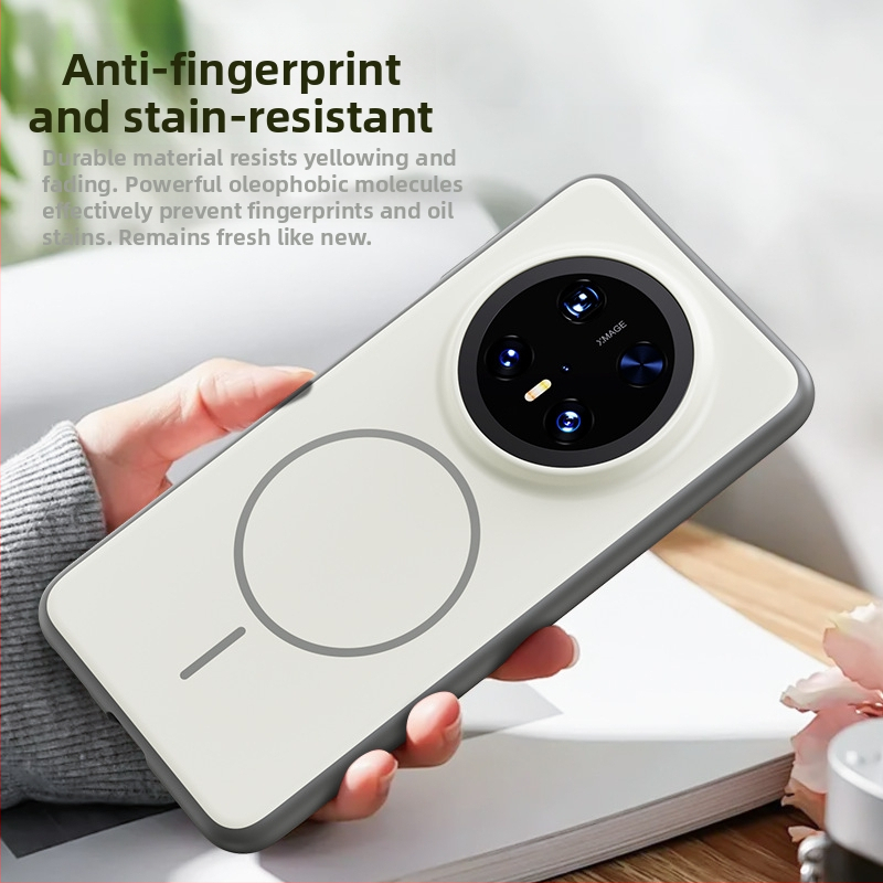 Ochranný kryt Huawei Mate80, séria Bez hraníc, matný PC+TPU, minimalistický magnetický kryt