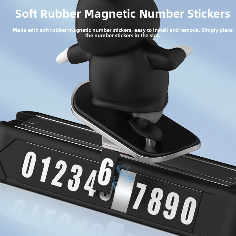 Autó műszerfal dekoratív elem mágneses vonzású, PVC puha gumi, testreszabható, licencelt magáncímke, eredet Guangzhou, márka Zouwu