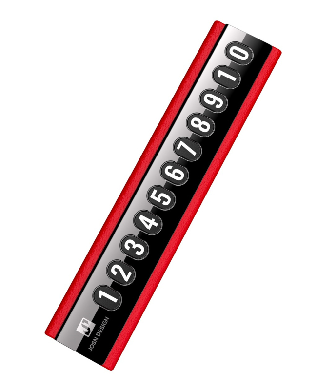 Privremena pločica za parkiranje vozila s metalnom složenom konstrukcijom, skriveni tip, model H-14; materijal: metal; otisak logotipa: da; obrada i personalizacija: da; ovlaštena privatna marka: da