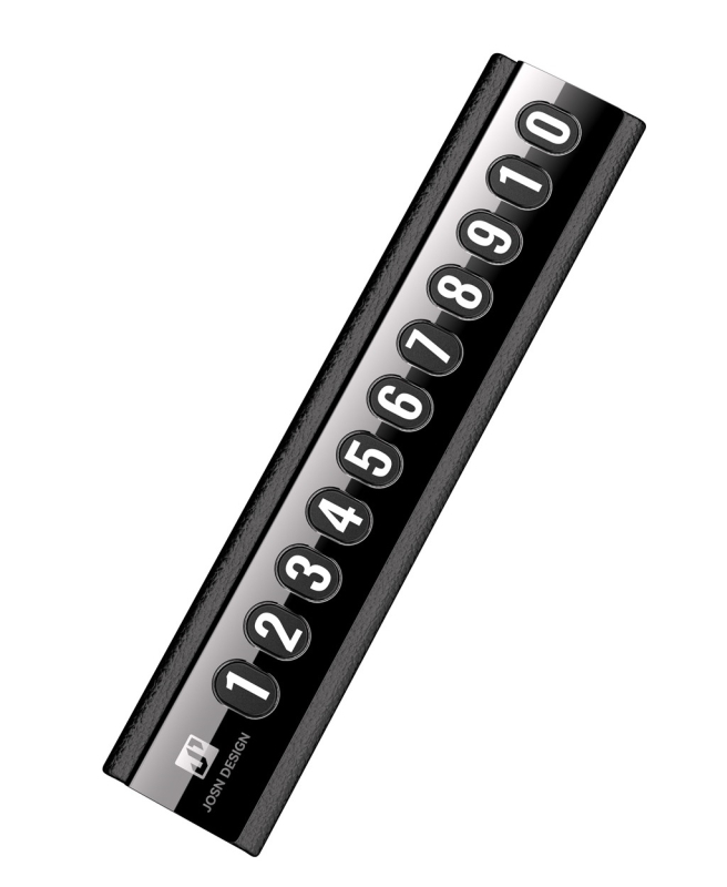 Privremena pločica za parkiranje vozila s metalnom složenom konstrukcijom, skriveni tip, model H-14; materijal: metal; otisak logotipa: da; obrada i personalizacija: da; ovlaštena privatna marka: da