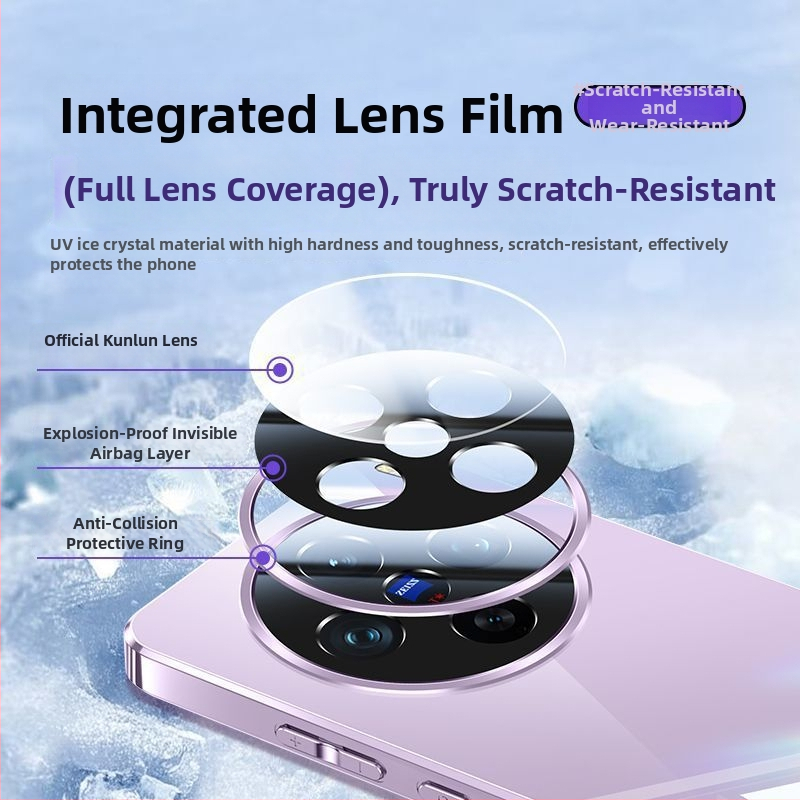 Aizsargājošais korpuss Vivo viedtālruņiem — stikls, elektroplatēts pārklājums, aizsardzība pret kritieniem, vienkāršs un elegantais stils