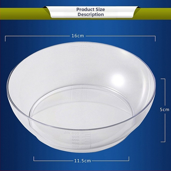 Кухненска електронна везна Yuedi с прозрачен ABS контейнер, градуиран и голяма купа- тава