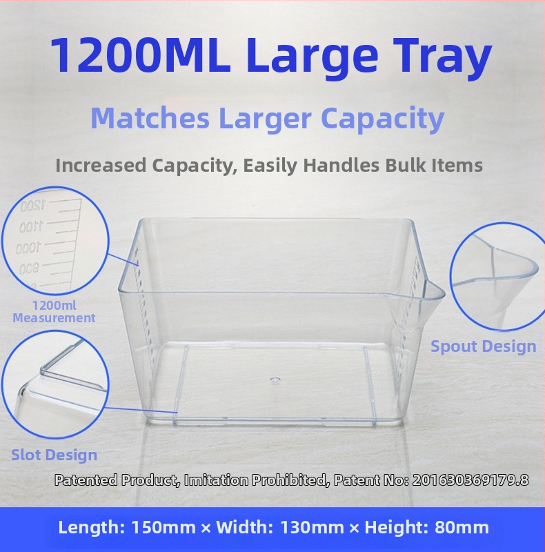 Кухненска електронна везна Yuedi с прозрачен ABS контейнер, градуиран и голяма купа- тава