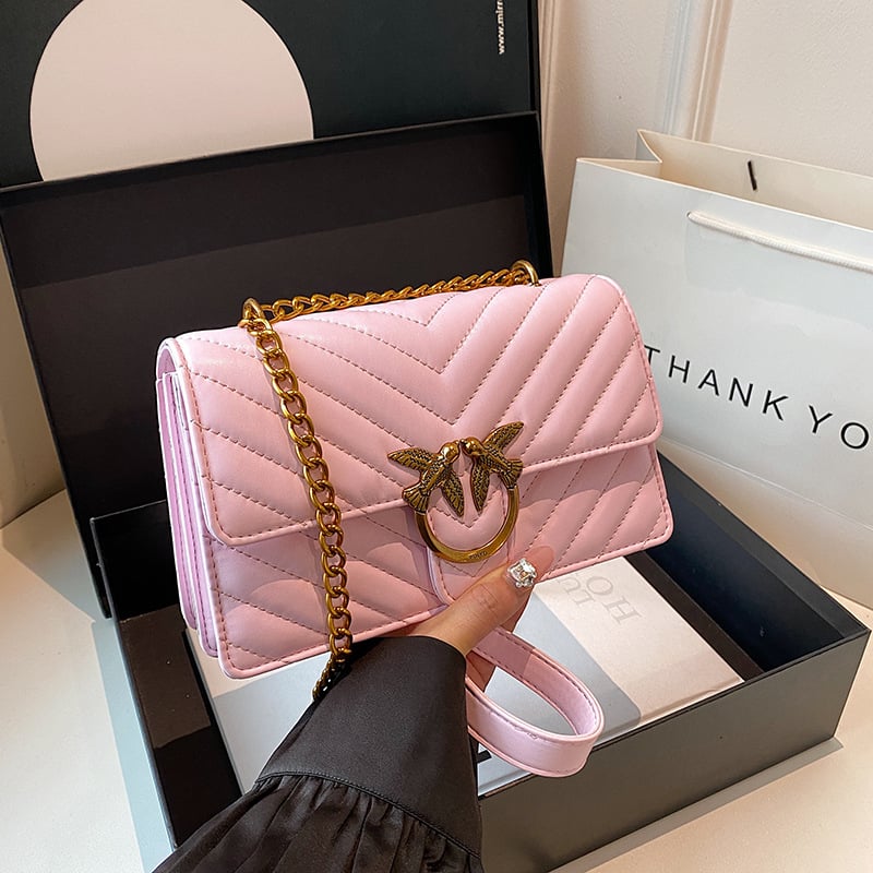 PU bőr Crossbody táska, vízszintes négyzet alakú, fedél, belső cipzáras zseb, hímzés